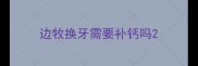 边牧换牙需要补钙吗