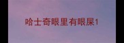 哈士奇眼里有眼屎