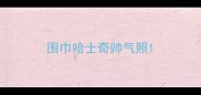围巾哈士奇帅气照