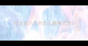 哈士奇八个月怎么喂养方法