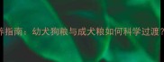 8个月边牧幼犬喂养指南幼犬狗粮与成犬粮如何科学过渡边牧营养需求全