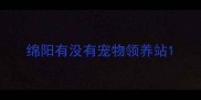 绵阳有没有宠物领养站