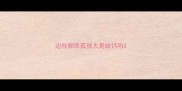 边牧脚面孤独大是缺钙吗