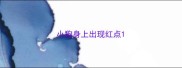 小狗身上出现红点