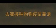 去哪接种狗狗疫苗靠谱