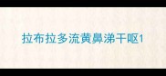 拉布拉多流黄鼻涕干呕