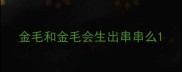 金毛和金毛会生出串串么