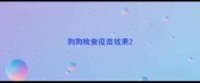 狗狗检查疫苗效果
