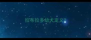 拉布拉多幼犬定义