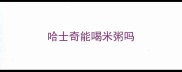 哈士奇能喝米粥吗