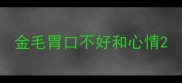金毛胃口不好和心情