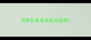 拉布拉多串串怎么区别