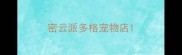 密云派多格宠物店