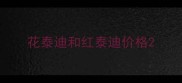 花泰迪和红泰迪价格