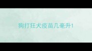 狗打狂犬疫苗几毫升