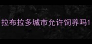 拉布拉多城市允许饲养吗