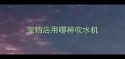 宠物店用哪种吹水机