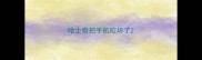 哈士奇把手机咬坏了