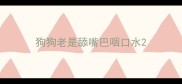 狗狗老是舔嘴巴咽口水