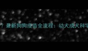 7针还是3针最新狗狗疫苗全流程幼犬成犬科学接种指南