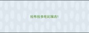 拉布拉多吃比瑞吉