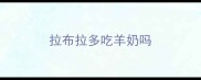 拉布拉多吃羊奶吗