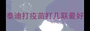 泰迪打疫苗打几联最好