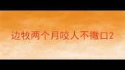 边牧两个月咬人不撒口