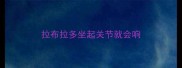 拉布拉多坐起关节就会响