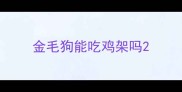 金毛狗能吃鸡架吗