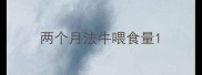 两个月法牛喂食量