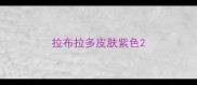 拉布拉多皮肤紫色