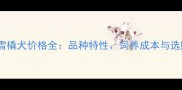 哈士奇雪橇犬价格全品种特性饲养成本与选购指南