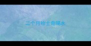 二个月哈士奇喝水