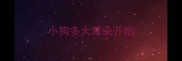 小狗多大耳朵开始