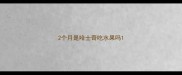 2个月是哈士奇吃水果吗
