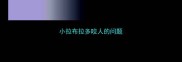 小拉布拉多咬人的问题