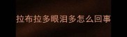 拉布拉多眼泪多怎么回事