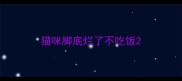 猫咪脚底烂了不吃饭