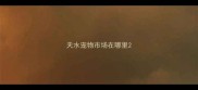 天水宠物市场在哪里