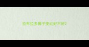 拉布拉多鼻子变红好不好