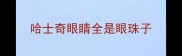 哈士奇眼睛全是眼珠子