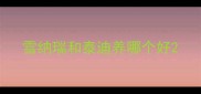 雪纳瑞和泰迪养哪个好