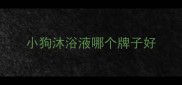 小狗沐浴液哪个牌子好
