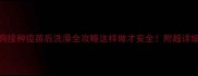 猫咪狗狗接种疫苗后洗澡全攻略这样做才安全附超详细护理指南