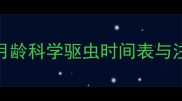 狗狗驱虫全攻略不同月龄科学驱虫时间表与注意事项附产品推荐