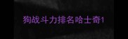 狗战斗力排名哈士奇