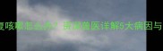 边境牧羊犬反复咳嗽怎么办资深兽医详解5大病因与家庭护理指南