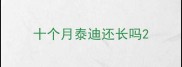 十个月泰迪还长吗