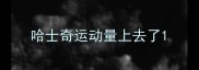 哈士奇运动量上去了
